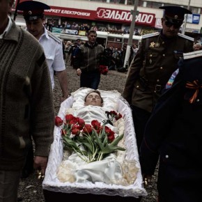 Funeral in Sloviansk