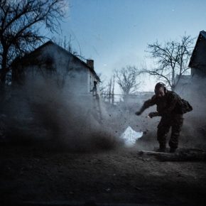 The conflict continues in East Ukraine. Reportage out today in SK